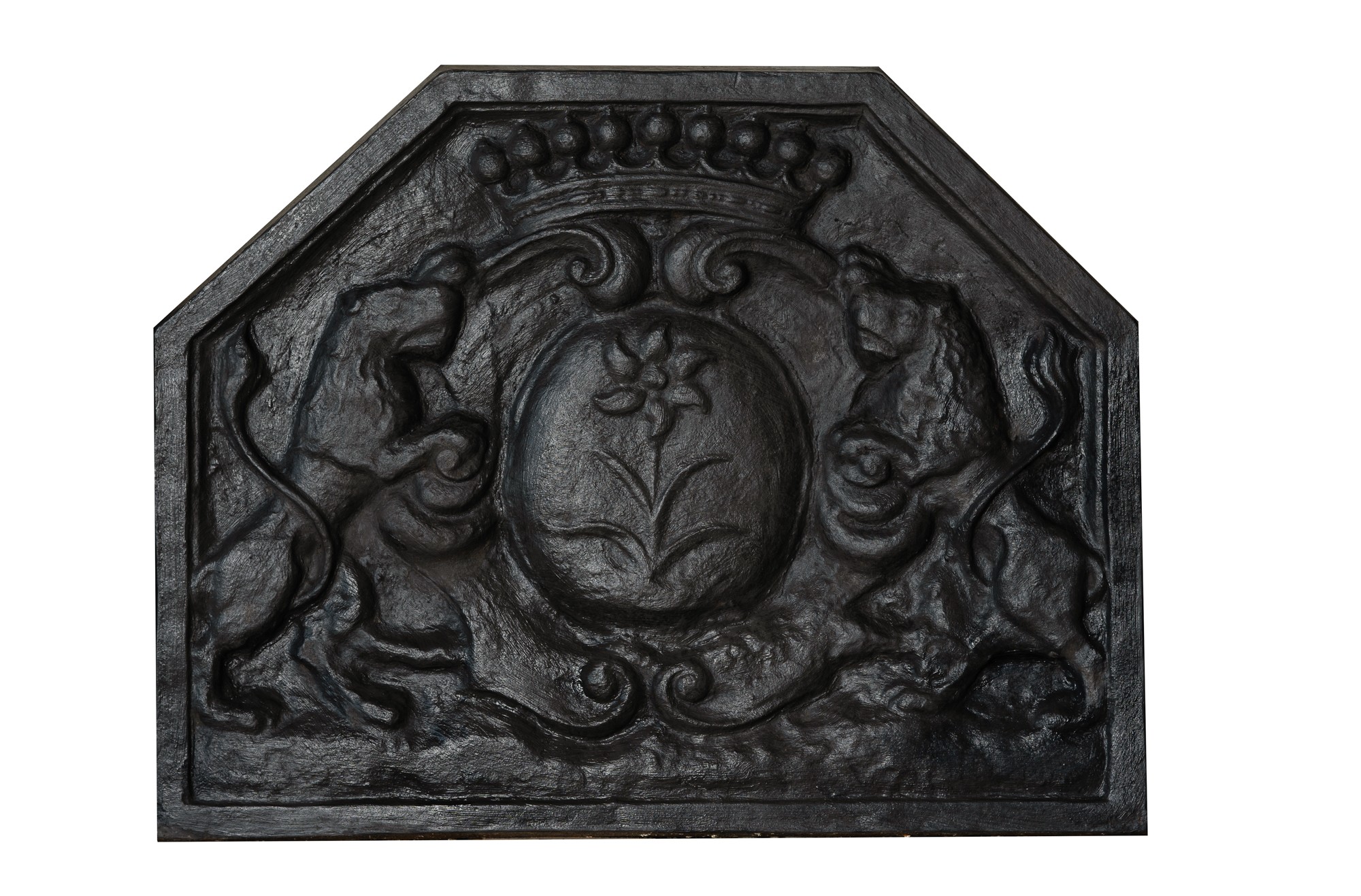 ACCESSOIRES DE CHEMINÉE - PLAQUE DE CHEMINEE (Ref. F1466) - Origines